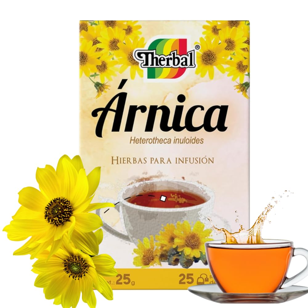 Amazon.com : Therbal Árnica Herbal Tea – 25 Tea Bags – 100